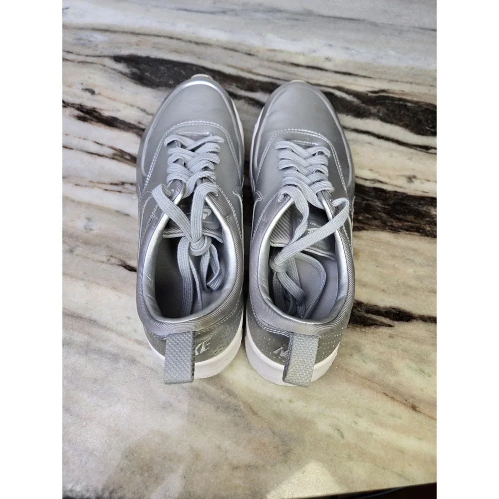 Nike Air Max Thea Silver Metalic Sneaker Shoe  819640-001 70s‎ retro futuristic